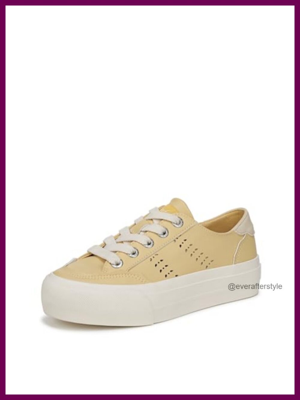 Women's Casual Platform Sneaker Faux Leather Lace Up Low Top